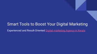 Smart Tools to Boost Your Digital Marketing