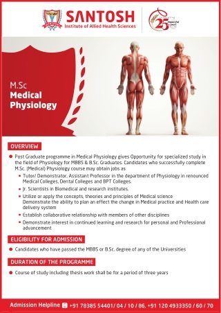 M.Sc Physiology