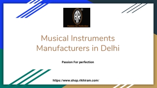 Rikhiram Musical Instruments Manufacturers in Delhi