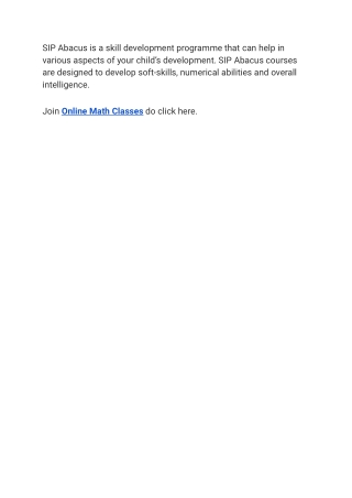 Online Math Classes