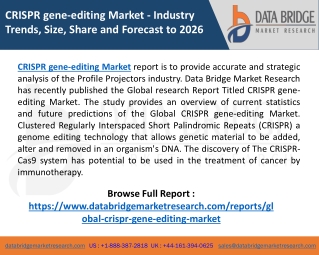 Global CRISPR gene-editing Market
