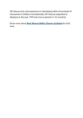 Best Abacus Maths Classes Auckland