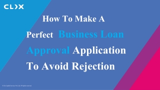 How To Make A Perfect Business Loan Application To Avoid Rejection