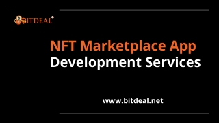 NFT Marketplace App Development Company