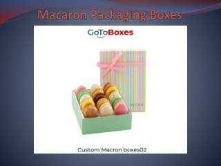 Macaron Packaging Boxes