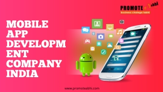 Mobile app Development Company India