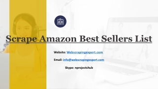 Scrape Amazon Best Sellers List