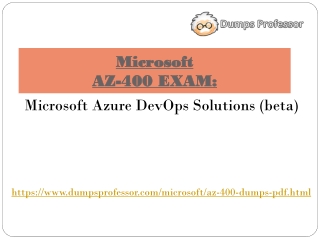 AZ-400 Sample Questions, Microsoft AZ-400 Free Dumps | Dumpsprofessor.com