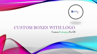 Custom Boxes with Logo