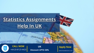 Statistics Assignments Help In UK - LiveWebTutors