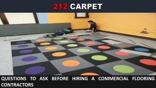 Questions to Ask Before Hiring a Commercial Flooring Contractors