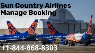 Sun Country Airlines Manage Booking