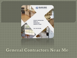 Start Building Your Dream House With General Contractors Near Me