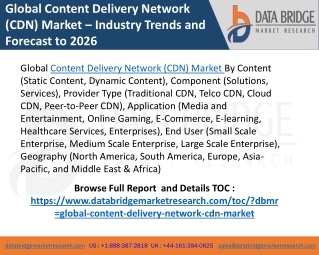 Global Content Delivery Network (CDN) Market