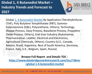 Global 1, 4 Butanediol Market