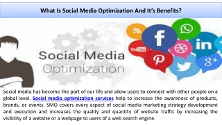 What Is Social Media Optimization And It’s Benefits