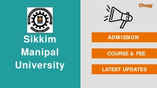 Sikkim Manipal University - [SMU], Gangtok
