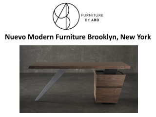 Nuevo Modern Furniture Brooklyn, New York