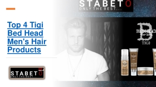 Top 4 Tigi Bed Head Men's Hair Products