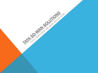 Tata SD-WAN solutions Provider | India Call: 9036000187