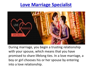 best Love Marriage Specialist - 91-8146591746