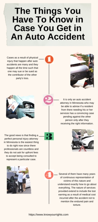 The Things You Have To Know in Case You Get in An Auto Accident