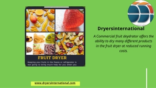 Fruit Dryer