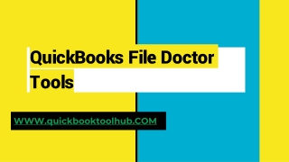 QuickBooks File Doctor Tools