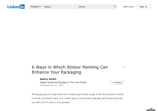 6 Ways in Which Sticker Painting Can Enhance Your Packaging