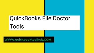 QuickBooks File Doctor Tools