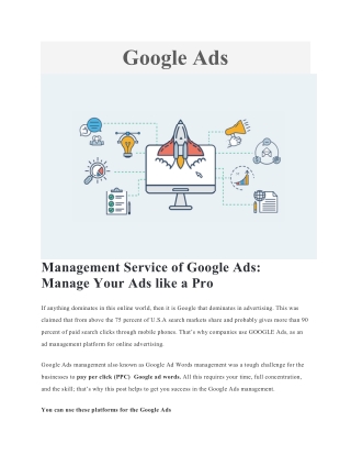 Google Ad Services In USA | Website Development