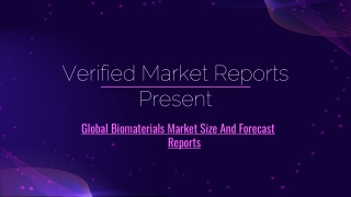 Global Biomaterials Market