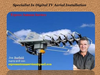 Specialist In Digital TV Aerial Installation