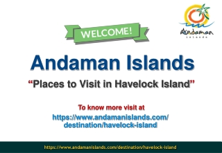 Places to Visit in Havelock Island