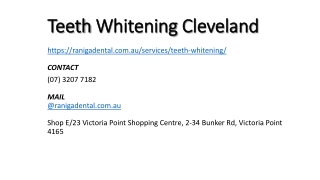 Teeth Whitening Cleveland