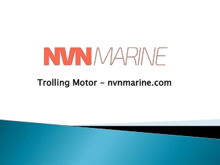 Trolling Motor - nvnmarine.com