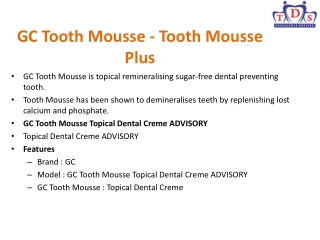 GC Tooth Mousse - Tooth Mousse Plus