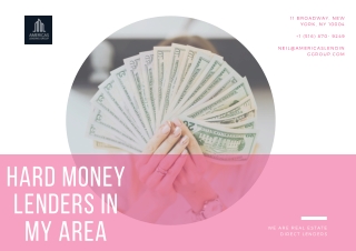 Hard Money Lenders in My Area