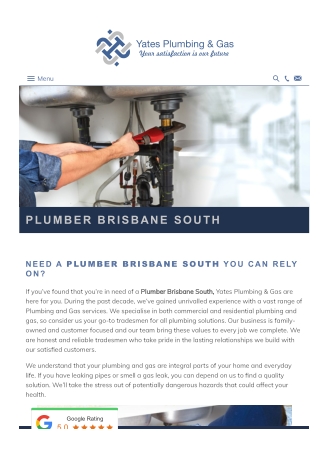 Plumber Brisbane South