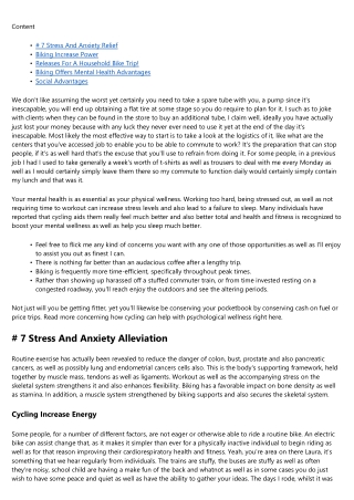 8 Ways Cycling Benefits Your Mind, Health And Fitness And Also Health And Wellne