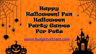 Pleasant Halloween Party Games For Pets