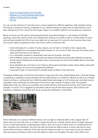 Strength Training Benefits For Cycling