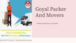Get The Best Packers And Movers In Chamba