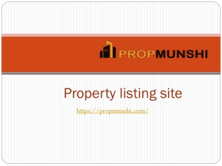 Property listing site