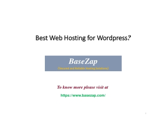 Best WordPress Hosting In India