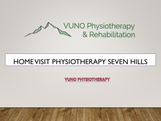 Home Visit Physiotherapy Seven Hills
