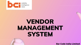 Vendor Management System