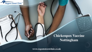 Chickenpox Vaccine Nottingham