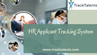 A Good HR. Applicant Tracking System