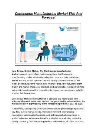Continuous Manufacturing Market